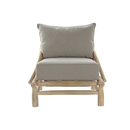 Poltrona da giardino DKD Home Decor Naturale Grigio chiaro 82 x 80 x 73 cm