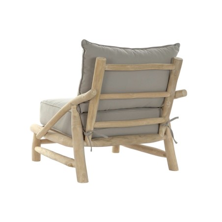 Poltrona da giardino DKD Home Decor Naturale Grigio chiaro 82 x 80 x 73 cm