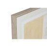Quadro Home ESPRIT Nero Beige Astratto Città 82 x 3,8 x 82 cm (2 Unità)