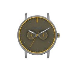 Orologio Unisex Watx & Colors WXCA2710  Verde Grigio (Ø 44 mm)
