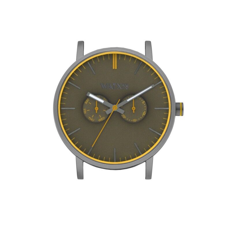 Orologio Unisex Watx & Colors WXCA2710  Verde Grigio (Ø 44 mm)