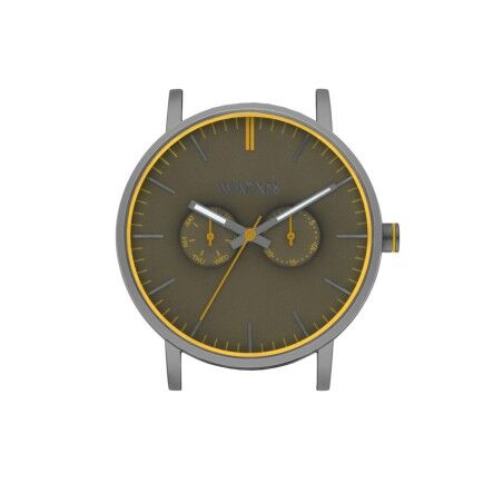 Orologio Unisex Watx & Colors WXCA2710  Verde Grigio (Ø 44 mm)