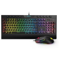 Tastiera e Mouse Gaming Krom Kalyos Nero