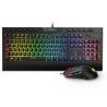 Tastiera e Mouse Gaming Krom Kalyos Nero