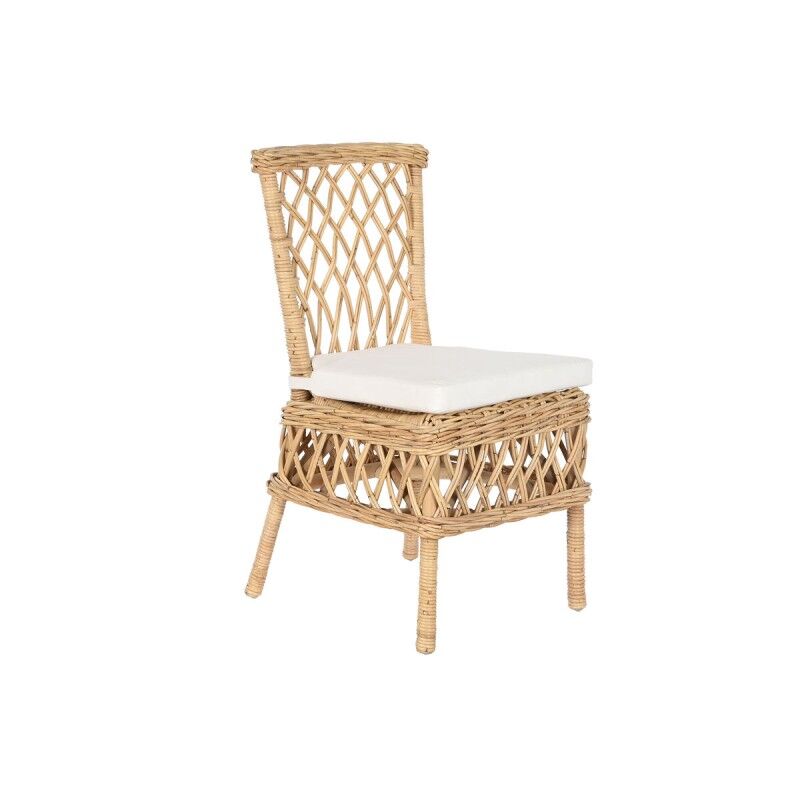 Sedia DKD Home Decor Bianco Naturale 45 x 55 x 85 cm 45 x 55 x 90 cm 47 x 58 x 90 cm Sedia DKD Home Decor Bianco Naturale 45 x 55 x 85 cm 45 x 55 x 90 cm 47 x 58 x 90 cm