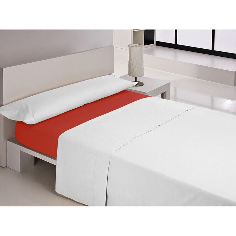 Lenzuolo con angoli aderenti Happy Home MIX COLORS Rosso Osimano 200 x 200 + 30 cm