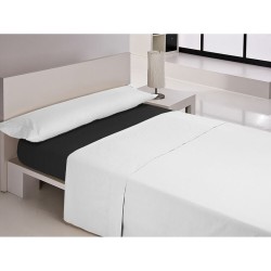 Lenzuolo con angoli aderenti Happy Home MIX COLORS Nero Singolo 90 x 200 + 30 cm