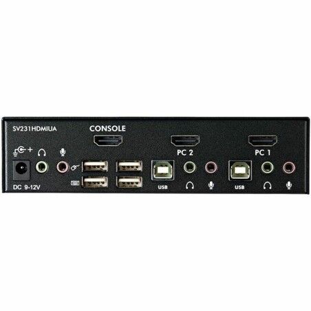 Switch KVM Startech SV231HDMIUA FHD HDMI USB Nero