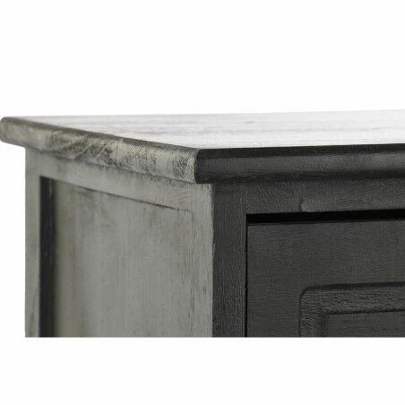 Cassettiera DKD Home Decor Naturale Nero Vintage Legno di  paulownia (40 x 30 x 90,5 cm)