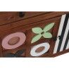 Cassettiera DKD Home Decor Marrone Multicolore Legno Legno MDF Moderno 90 x 40 x 104 cm