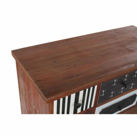 Cassettiera DKD Home Decor Marrone Multicolore Legno Legno MDF Moderno 90 x 40 x 104 cm