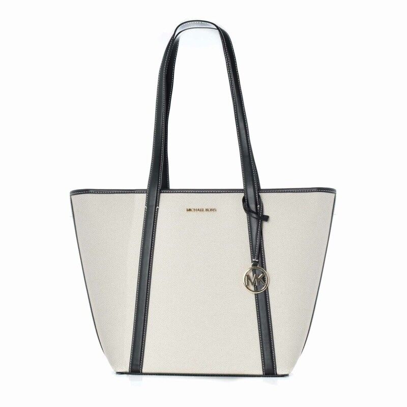 Borsa Donna Michael Kors PRATT Bianco 29 x 28 x 12 cm Borsa Donna Michael Kors PRATT Bianco 29 x 28 x 12 cm