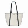Borsa Donna Michael Kors PRATT Bianco 29 x 28 x 12 cm