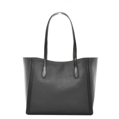 Borsa a Spalla Michael Kors Leida Nero 33 X 30 X 12 CM