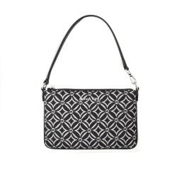 Borsa a Spalla Michael Kors 35F4STVW5J-BLK-SILVER Nero 21 x 13 x 2 cm