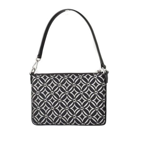 Borsa a Spalla Michael Kors 35F4STVW5J-BLK-SILVER Nero 21 x 13 x 2 cm
