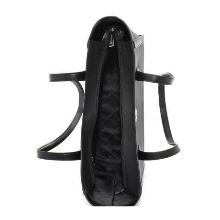Borsa a Spalla Michael Kors Leida Nero 33 X 30 X 12 CM