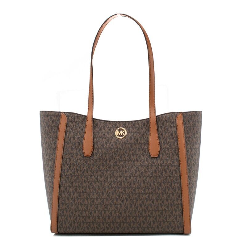 Borsa a Spalla Michael Kors Leida Marrone 34 x 29 x 12 cm Borsa a Spalla Michael Kors Leida Marrone 34 x 29 x 12 cm