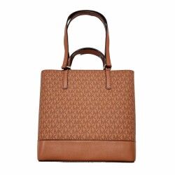 Borsa a Spalla Michael Kors Kelli Marrone 30 x 27 x 9 cm