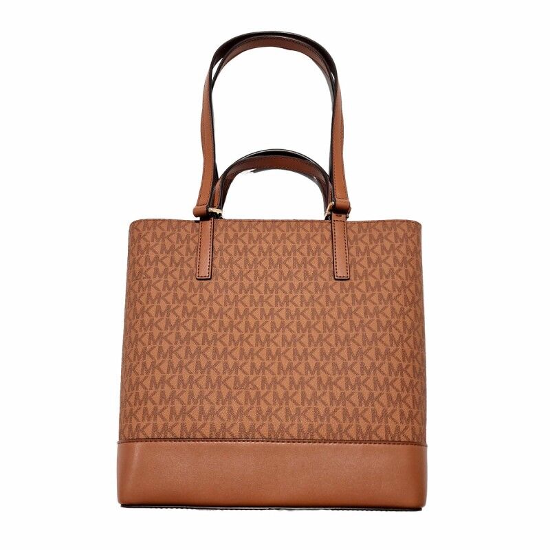 Borsa a Spalla Michael Kors Kelli Marrone 30 x 27 x 9 cm Borsa a Spalla Michael Kors Kelli Marrone 30 x 27 x 9 cm