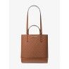 Borsa a Spalla Michael Kors Kelli Marrone 30 x 27 x 9 cm
