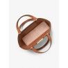 Borsa a Spalla Michael Kors Kelli Marrone 30 x 27 x 9 cm