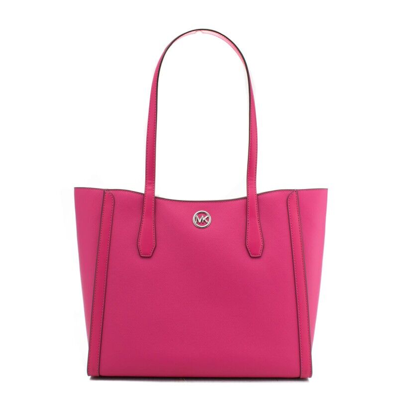 Borsa a Spalla Michael Kors Leida Rosa 34 x 29 x 12 cm
