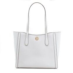 Borsa a Spalla Michael Kors Leida Bianco 34 x 29 x 12 cm