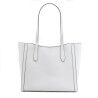 Borsa a Spalla Michael Kors Leida Bianco 34 x 29 x 12 cm
