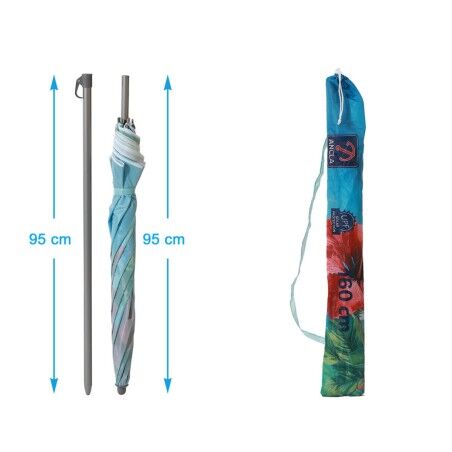 Ombrellone Ø 160 cm SPF50+ Fiore