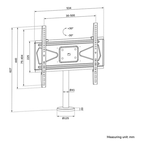 Supporto da Tavolo per Schermo Neomounts DS42-430BL14 32"