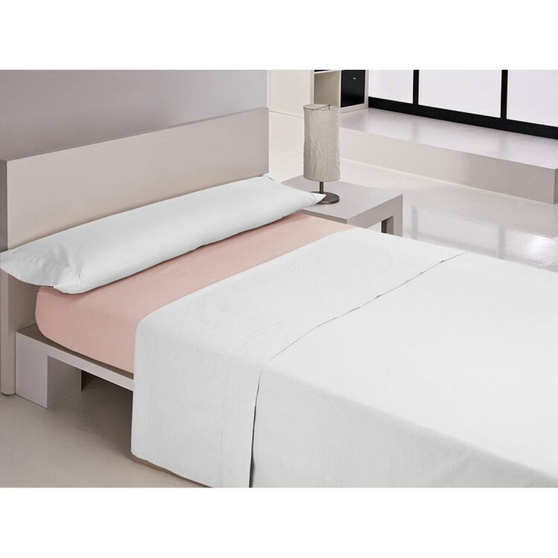 Lenzuolo con angoli aderenti Happy Home MIX COLORS Rosa Matrimoniale 160 x 200 + 30 cm