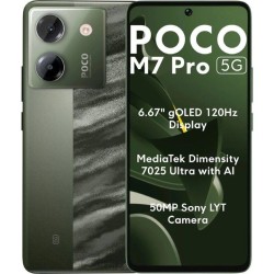 Smartphone Poco M7 PRO 8+256GB DS 5G Mediatek Dimensity 6100+ 8 GB RAM 256 GB Verde