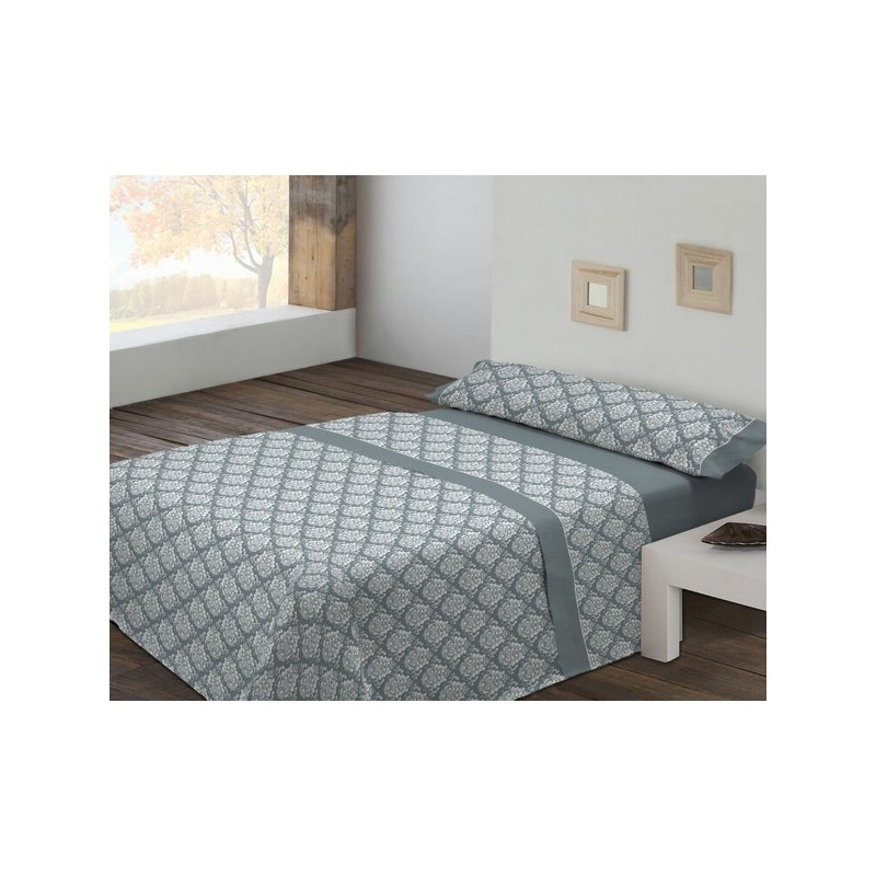 Set di Lenzuola Tejidos Reina Marlon Singolo Azzurro Set di Lenzuola Tejidos Reina Marlon Singolo Azzurro