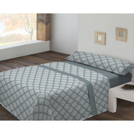 Set di Lenzuola Tejidos Reina Marlon Singolo Azzurro