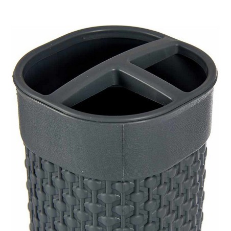 Set da Bagno Berilo Antracite Plastica