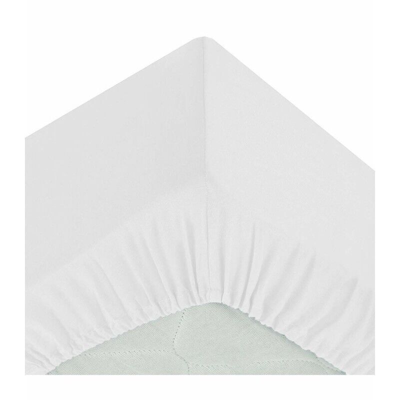 Lenzuolo con angoli aderenti Atmosphera Bianco 160 x 200 cm