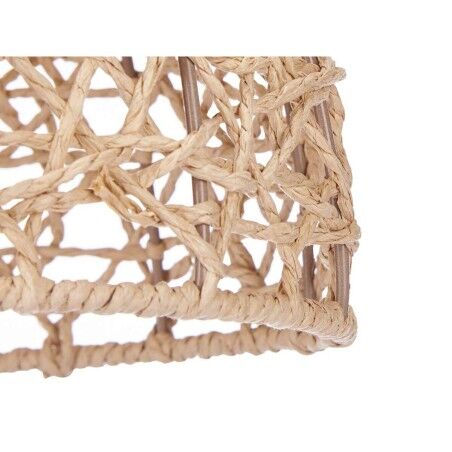 Lampadario Naturale Rattan Conica 25 x 21 x 25 cm (2 Unità)