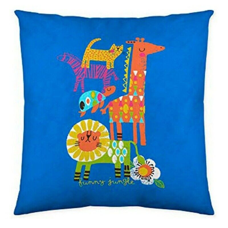 Fodera per cuscino Cool Kids Funny Jungle (50 x 50 cm) Fodera per cuscino Cool Kids Funny Jungle (50 x 50 cm)