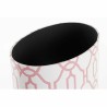 Cestino DKD Home Decor Bianco Arancio Legno Tela Vintage