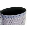 Cestino DKD Home Decor Azzurro Bianco Legno Tela Vintage