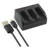 Caricabatterie per GoPro KSIX Hero 5 USB-C Nero