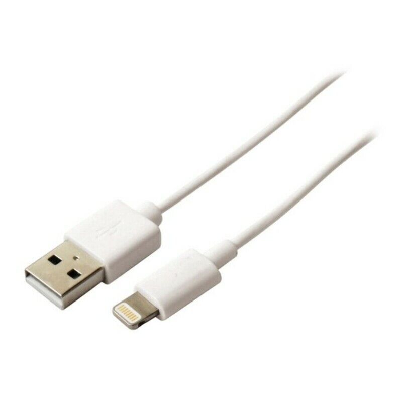 Cavo USB a Lightning Contact (1 m) Bianco Cavo USB a Lightning Contact (1 m) Bianco