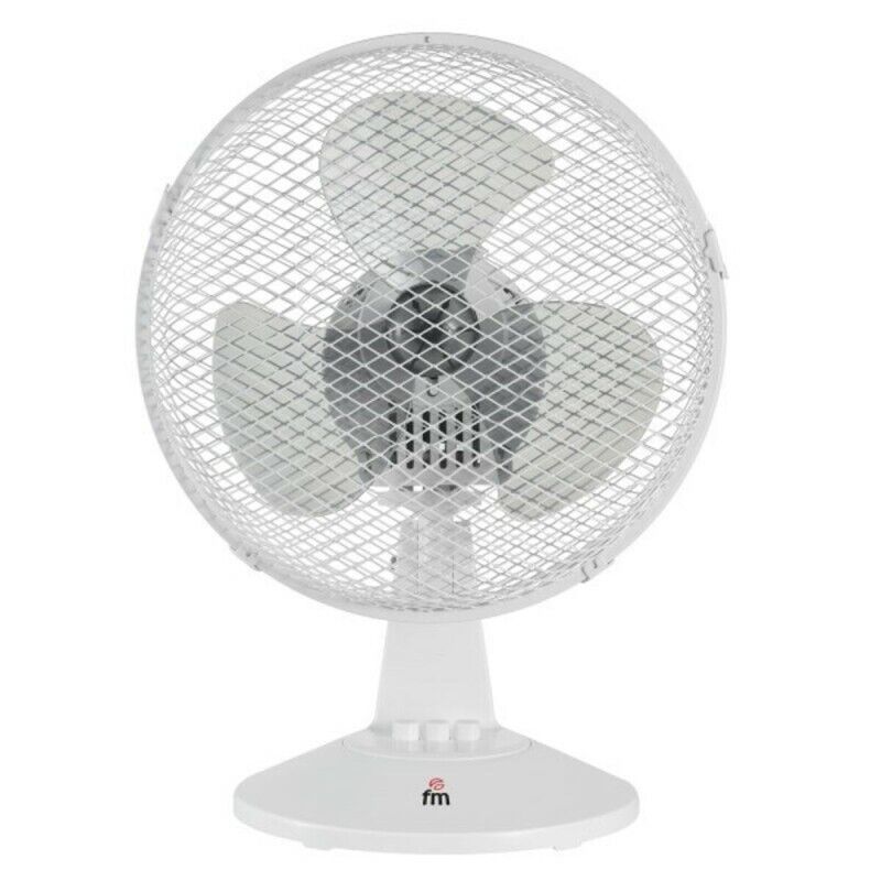 Ventilatore da Tavolo Grupo FM 65786 25 W Ø 23 cm Bianco Ventilatore da Tavolo Grupo FM 65786 25 W Ø 23 cm Bianco
