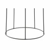 Vaso DKD Home Decor Naturale Nero Metallo Coloniale Fibra (30 x 30 x 62 cm)