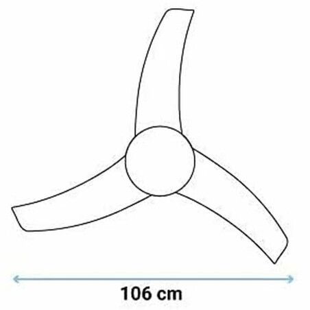 Ventilatore da Soffitto Universal Blue MISTRAL 3042 60W (106 cm)