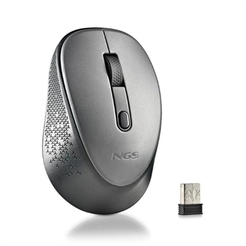 Mouse NGS DEWGRAY Grigio 1600 dpi (1 Unità) Mouse NGS DEWGRAY Grigio 1600 dpi (1 Unità)