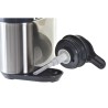 Portasapone DKD Home Decor Nero Argentato Acciaio inossidabile ABS 18 x 13 x 16 cm Cucina