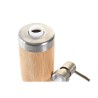 Set da Bagno DKD Home Decor Argentato Naturale Bambù polipropilene 7 x 7 x 17 cm (2 Unità)