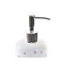 Set da Bagno DKD Home Decor Bianco ABS Dolomite A pois 7 x 7 x 17,5 cm (2 Unità)